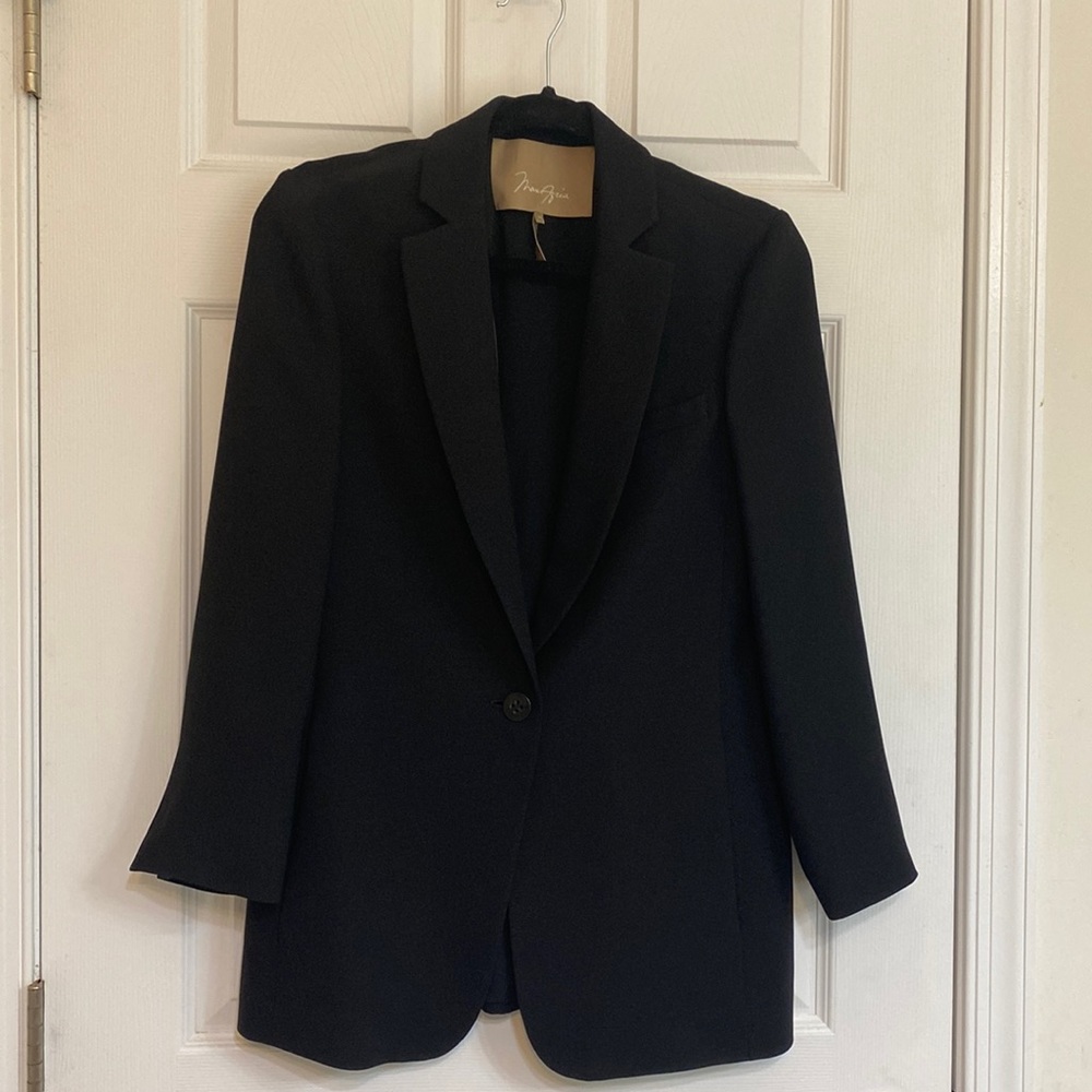 Max Azria Black Blazer with Cutouts